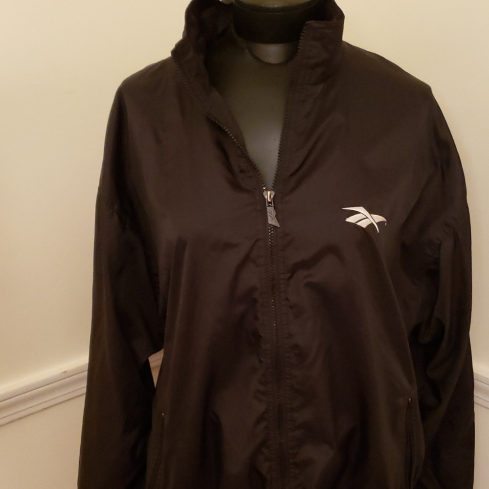 Men's M black REEBOK windbreaker